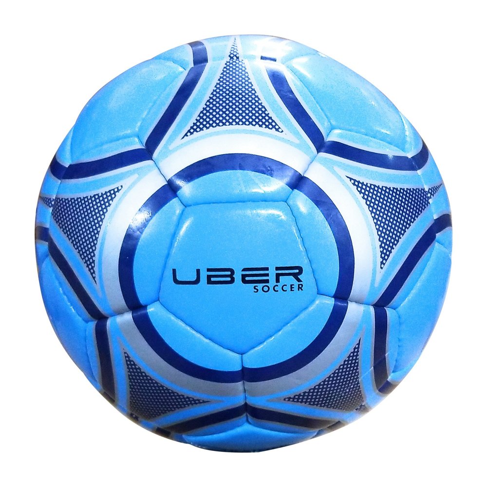Rugged Soccer Trainer Ball (Cyan/Silver, 3)