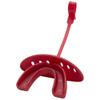 ADAMS USA 3-In-1 Lip Protector Varisty Mouth Guard with Strap, Scarlet view 2