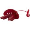 ADAMS USA 3-In-1 Lip Protector Varisty Mouth Guard with Strap, Scarlet view 4