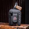 Grizzly's YUKON Pistol Protection Case, Padded Protective Case, Fits Medium and Full Size Pistols. Three zippered Pockets. Protect Your SURVIVAL Gear. Fit on belt, in gear bag view 2