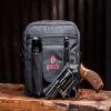 Grizzly's YUKON Pistol Protection Case, Padded Protective Case, Fits Medium and Full Size Pistols. Three zippered Pockets. Protect Your SURVIVAL Gear. Fit on belt, in gear bag view 4