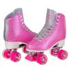 C SEVEN Sparkly Retro Quad Roller Skates (Glitter Pink, Women's 10 / Men's 9) view 1