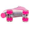 C SEVEN Sparkly Retro Quad Roller Skates (Glitter Pink, Women's 10 / Men's 9) view 4