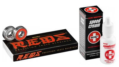 Bones Bearings REDS Bearings - 8 Pack (8 Pack w/Speed Cream)