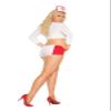 Hot Spot Mesh Cami Top, Booty Shorts And Head Piece view 2