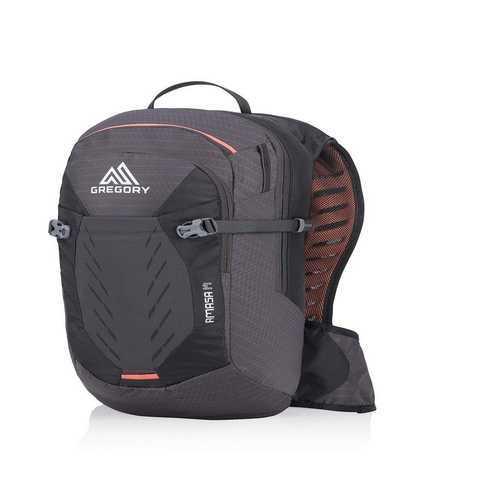 Gregory Mountain Products Amasa 14L Liter Women's Mountain Biking Hydration Backpack , Coral Black