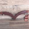 HILASON Over V Shape English Padded Bridle Browband Blanks Empty Channel | Bridle Browband Oversize (3/4" x 17") view 2