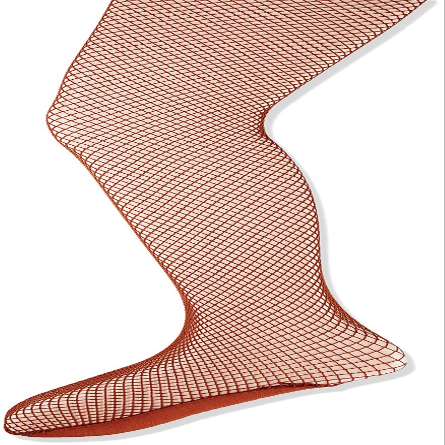 Capezio Girls Professional Fishnet Seamless Tight Hosiery  Soft Nylon with 1" Elasticized Waistband for Comfort, Solid Foot Pads, Perfect for Dance and Everyday Use, Large-X-Large, Chestnut