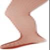 Capezio Girls Professional Fishnet Seamless Tight Hosiery  Soft Nylon with 1" Elasticized Waistband for Comfort, Solid Foot Pads, Perfect for Dance and Everyday Use, Large-X-Large, Chestnut view 1