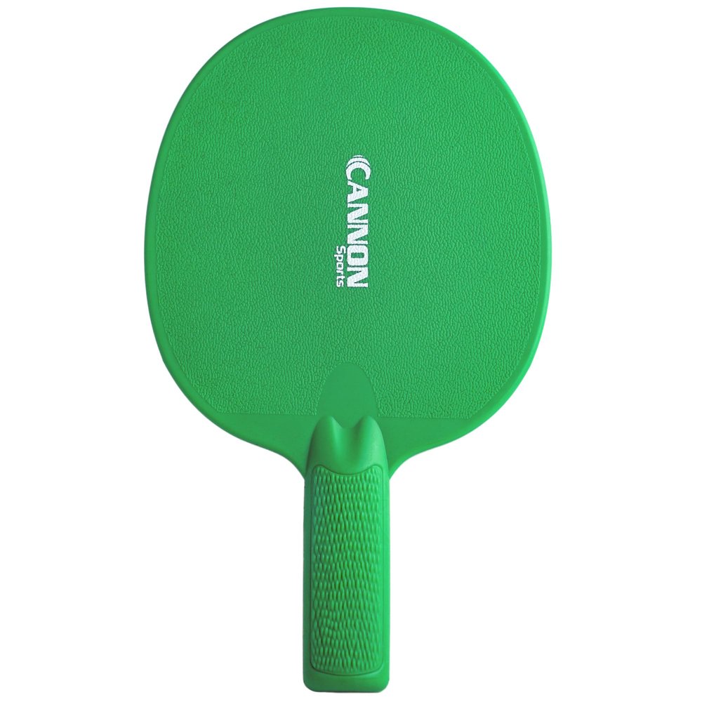 Cannon Sports Unbreakable Table Tennis Paddles - Waterproof & Weather Resistant Table Tennis Rackets for Indoor & Outdoor Use Textured Easy Grip Handle Multiple Color Options (Green)