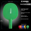 Cannon Sports Unbreakable Table Tennis Paddles - Waterproof & Weather Resistant Table Tennis Rackets for Indoor & Outdoor Use  Textured Easy Grip Handle  Multiple Color Options (Green) view 2