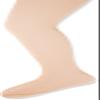 Capezio Girls Professional Fishnet Seamless Tight Hosiery  Soft Nylon with 1" Elasticized Waistband for Comfort, Solid Foot Pads, Perfect for Dance and Everyday Use, Small-Medium, Porcelain view 1