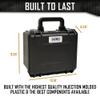 25 Pistol Magazine Hard Case, DORO 0907-6, MyCaseBuilder Custom Foam Insert - Waterproof, Heavy Duty - Tactical Gun/Firearm Ammunition Holder, 10 x 9.6 x 6.5 Inch, Black view 4