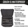 2 Pistol 6 Magazine Gun Case Storage | Doro Waterproof Double Pistol Case with Custom Mycasebuilder Foam Insert | Hard Gun and Magazine Case | Tactical and Firearms Holder view 2