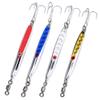 Tbest Fishing Lures Sequins Bait Metal Bass Hard Spoon Bait Jig Lure Artificial Hook (Red 56g) view 1