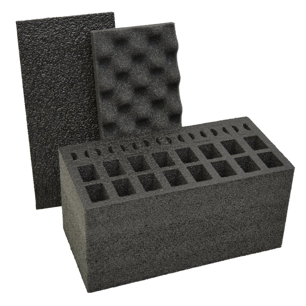 MY CASE BUILDER 24 Pistol Magazine Foam Insert | Ammunition Mag Storage for .50 Caliber Ammo Cans - 3 Piece Set Pre-Cut Military Grade Polyethylene Foam (Ammo Can Not Included)