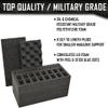 MY CASE BUILDER 24 Pistol Magazine Foam Insert | Ammunition Mag Storage for .50 Caliber Ammo Cans - 3 Piece Set Pre-Cut Military Grade Polyethylene Foam (Ammo Can Not Included) view 2
