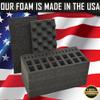 MY CASE BUILDER 24 Pistol Magazine Foam Insert | Ammunition Mag Storage for .50 Caliber Ammo Cans - 3 Piece Set Pre-Cut Military Grade Polyethylene Foam (Ammo Can Not Included) view 4