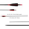 Letszhu Carbon Archery Arrows 500 Spine with Real Feathers for Compound Recurve Bow (12 Pack) (28 Inch Arrows) view 3