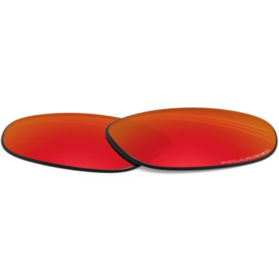 BLAZERBUCK Anti-salt Polarized Replacement Lenses for Oakley XS Fives - Fire Red