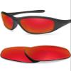 BLAZERBUCK Anti-salt Polarized Replacement Lenses for Oakley Encounter OO9091 - Fire Red view 1