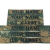3 Pieces Woodland Marpat Name Tape & Marines Tape (Sew on or with Hook Fastener) view 1