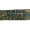 3 Pieces Woodland Marpat Name Tape & Marines Tape (Sew on or with Hook Fastener) view 3