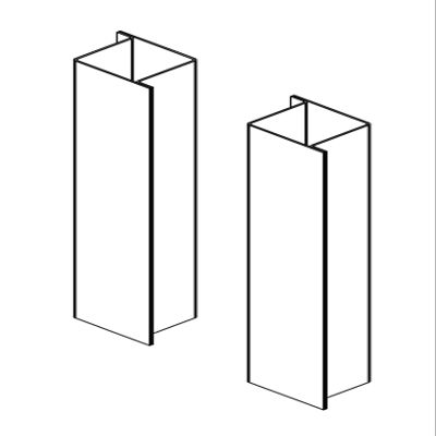 Ground Sleeves for 4" Square Outdoor Volleyball Posts Portable Volleyball Sets [Beach or Standard] | Volleyball Training Equipment - Volleyball Posts
