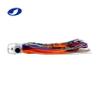 6 Pcs/Bag Jet Head 8.5 inch Trolling Lures Hooks Tuna Feather Comboset Nylon Bag Offshore Fishing Lure Rigged Circle Hook & Hoochie Octopus/Squid Skirts for Catching Mahi, Tuna (combined color, 8.5) view 2