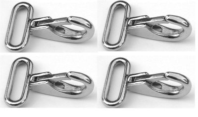Marine Part Depot Four Stainless Bimini Strap Snaps