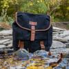 Fox Outdoor Products Adventurer Rucksack - Tactical Camping Spacious 25L Vintage Cotton Canvas Backpack with Leather Trim view 3