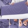 Sleeping Sack Travel Camping Sheet Lightweight Hotel Sleeping Bag Liners, Give You a Clean Environment When Outdoor, Grey Blue, 63 x 82.6inch(160 x 210cm) view 3