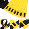 Speed Training Ladder, Portable Footwork Exercise Tackle for Football Soccer Sports (3.5m7 - Rung-Yellow) view 2