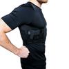 LOVESLF Tights Concealed Carry Crew Neck Short Tshirt/CCW Tactical Clothing/Concealed Clothing REF(XXL, Black) view 2