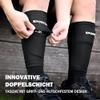 Sportout Soccer Shin Guards - Shin Guards Soccer Kids Youth Adult Protective Shin Pads with Sleeves and Insert Pocket for Boys Girls for Age 4-6, 6-8, 8-10,10-12,12-14,14-Adult (Black-1, S) view 2