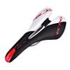 Dilwe Saddle Cushion, 2 Colors Shockproof Comfortable PU Leather Bikes Seat Saddle Cushion Accessories for Mountain Road Bike(Black & White) view 1