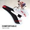 Dilwe Saddle Cushion, 2 Colors Shockproof Comfortable PU Leather Bikes Seat Saddle Cushion Accessories for Mountain Road Bike(Black & White) view 3