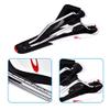 Dilwe Saddle Cushion, 2 Colors Shockproof Comfortable PU Leather Bikes Seat Saddle Cushion Accessories for Mountain Road Bike(Black & White) view 4