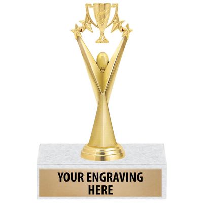 6" Custom Victory Cup Trophies - Gold Cup Trophy Awards 50 Pack