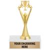 6" Custom Victory Cup Trophies - Gold Cup Trophy Awards 50 Pack view 1