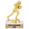 6" Custom Dynamic Football Trophies - Football Runner Trophy Awards 20 Pack Prime view 1