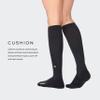 2XU Flight Compression Socks, Black/Black, Large 2 view 2