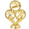 6" Custom Triathlon Trophies - Triathlon All Sports Trophy Awards 50 Pack view 2