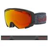 boll Supreme OTG Snow Goggle - Matte Dark Grey & Red | Phantom Fire Red view 2
