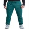 Cherokee Joggers for Men Modern Fit Scrub Pant with Drawstring Waistband, 5 Pockets, Soft 2-Way Stretch Fabric Plus Size - WW012, 5XL, Hunter Green view 1