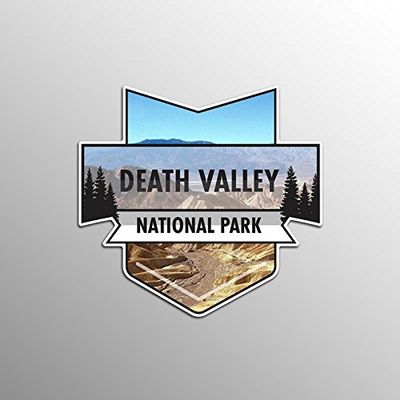2-Pack Death Valley National Park Decal Sticker | 4.7-Inches by 4.4-Inches | Premium Quality Vinyl Sticker | UV Protective Laminate | PD926