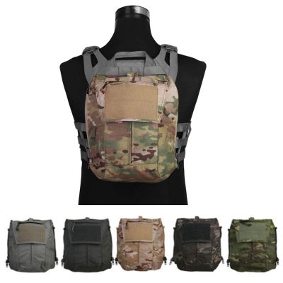 Tactical Pouch Zip-ON Panel for Vest Plate Carrier AVS JPC2.0 CPC Gear (Multicam Black)