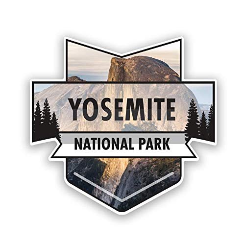 2-Pack Yosemite National Park Decal Sticker | 4.7-Inches by 4.4-Inches | Premium Quality Vinyl Sticker | UV Protective Laminate | PD969