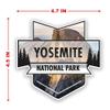 2-Pack Yosemite National Park Decal Sticker | 4.7-Inches by 4.4-Inches | Premium Quality Vinyl Sticker | UV Protective Laminate | PD969 view 4