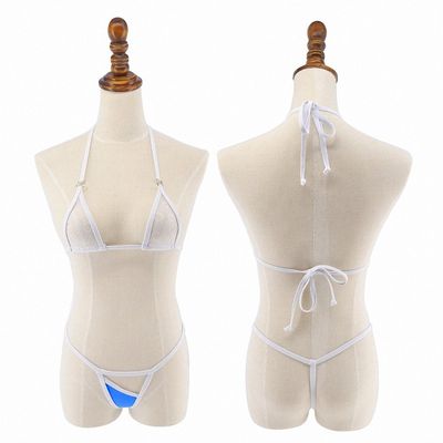 Tinpia Womens Sexy Scrunch Butt Micro G-String Bikini Wild Life Biquini Extreme Thong Swimsuit Sunbathing Costumes Biquinis Bathing Suit 17183 One Size